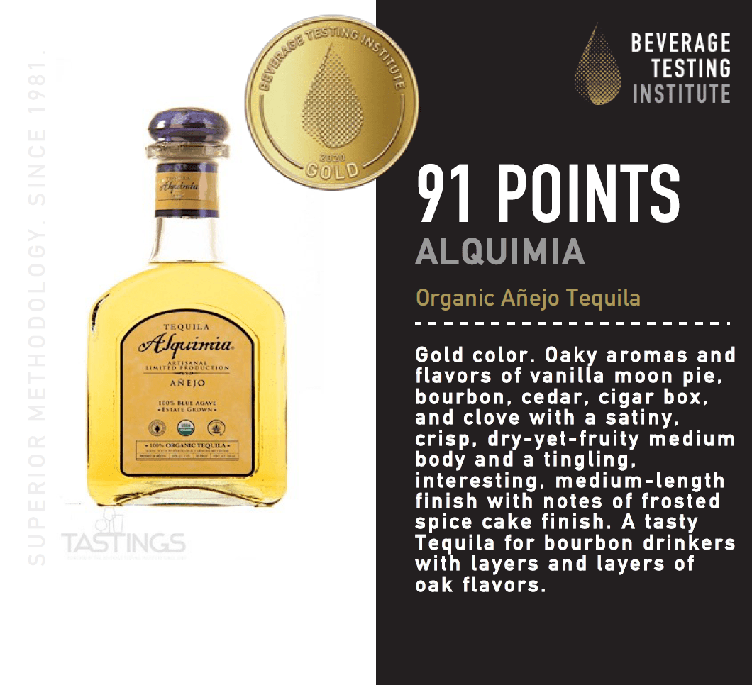 Alquimia Reserve de Don Adolfo 6 Year Extra Anejo Organic Tequila (750ml / 40%) - TopShelfTequila.com.au