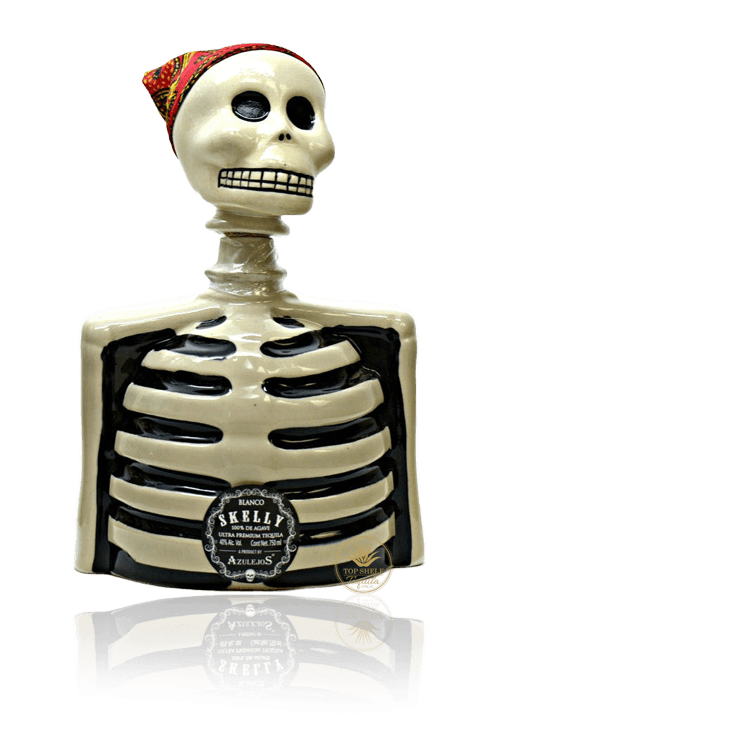 Los Azulejos Skelly Blanco Tequila (750ml / 40%)